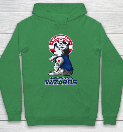 NBA Basketball My Cat Loves Washington Wizards Hoodie 5