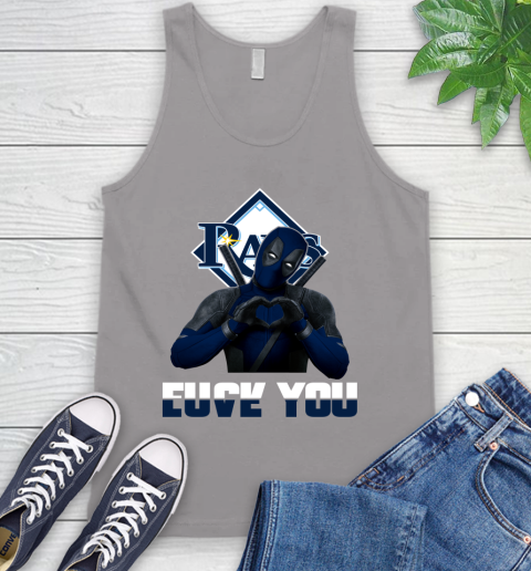 MLB Tampa Bay Rays Deadpool Love You Fuck You Baseball Sports Tank Top 3
