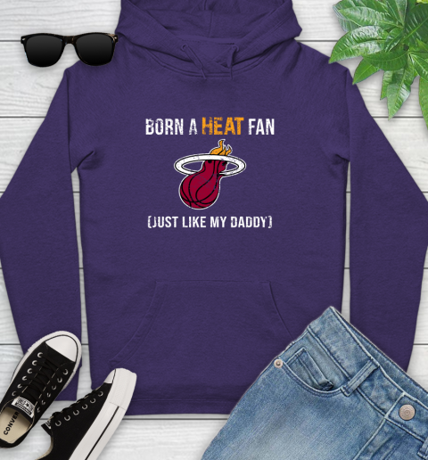 NBA Miami Heat Loyal Fan Just Like My Daddy Basketball Shirt Youth Hoodie 5