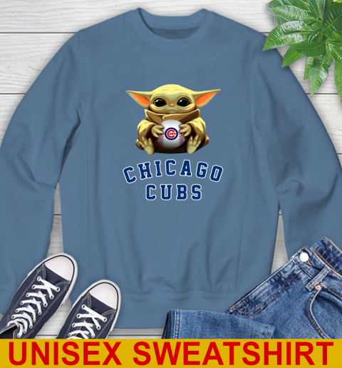 MLB Baseball Chicago Cubs Star Wars Baby Yoda Shirt 32