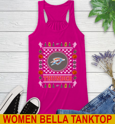 Oklahoma City Thunder Merry Christmas NBA Basketball Loyal Fan Racerback Tank 6