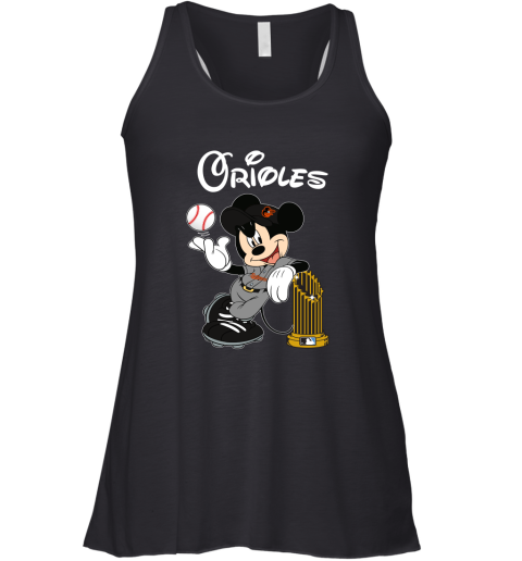 Baltimore Orioles Mickey Taking The Trophy Mlb 2018 Racerback Tank