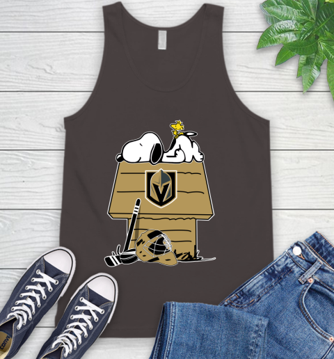 Vegas Golden Knights NHL Hockey Snoopy Woodstock The Peanuts Movie Tank Top 7
