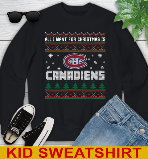 Montreal Canadiens NHL Hockey All I Want For Christmas Is My Team Sports 109