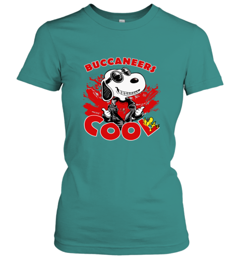 djmk tampa bay buccaneers snoopy joe cool were awesome shirt ladies t shirt 20 front tropical blue