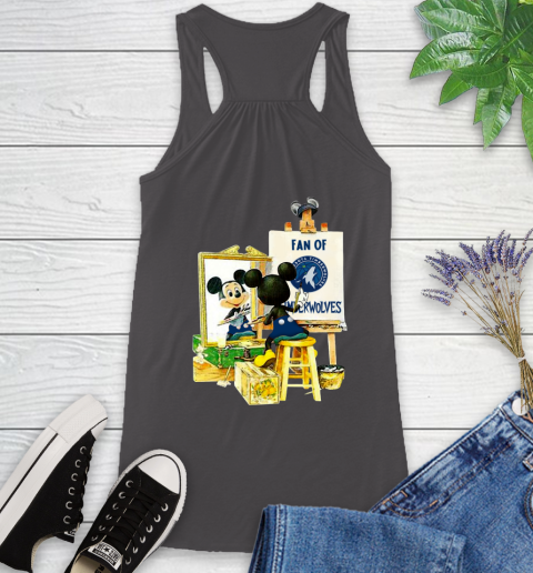 NBA Basketball Minnesota Timberwolves Mickey Drawing Shirt 45