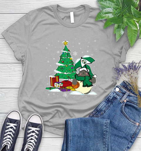 Boston Celtics NBA Basketball Cute Tonari No Totoro Christmas Sports Women's T-Shirt 5