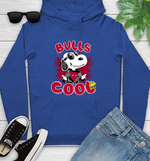 NBA Basketball Chicago Bulls Cool Snoopy Shirt Youth Hoodie 9