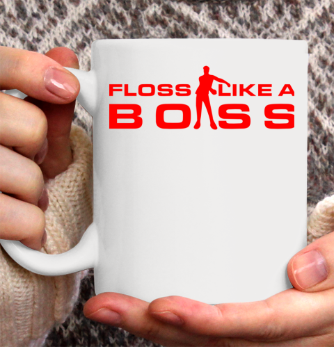 Fortnite Tshirt Floss Like A Boss  Flossing Dance Pose  Swish Ceramic Mug 11oz