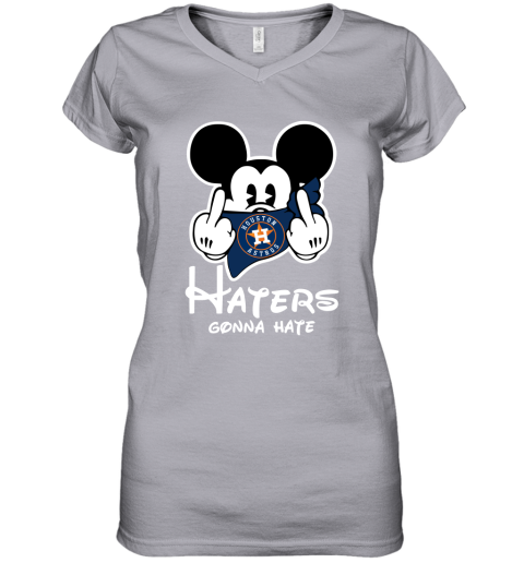 MLB Houston Astros Haters Gonna Hate Mickey Mouse Disney Baseball T  Shirt_000 T-Shirt
