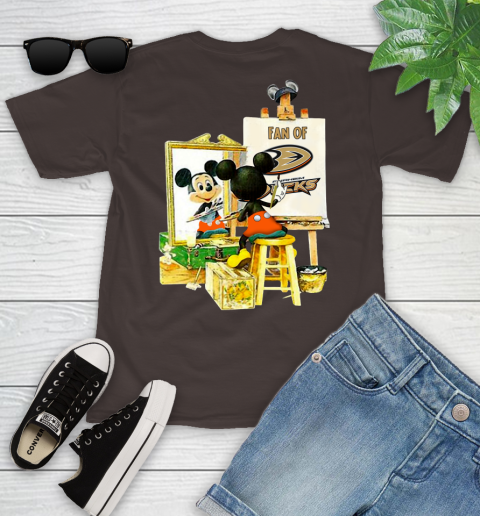 NHL Hockey Anaheim Ducks Mickey Drawing Shirt 99