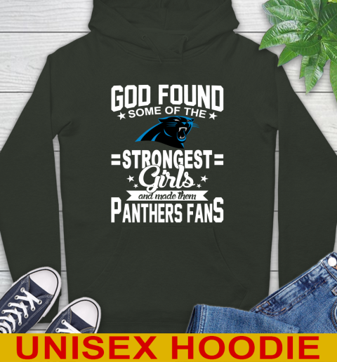 Carolina Panthers NFL Football God Found Some Of The Strongest Girls Adoring Fans Hoodie 12