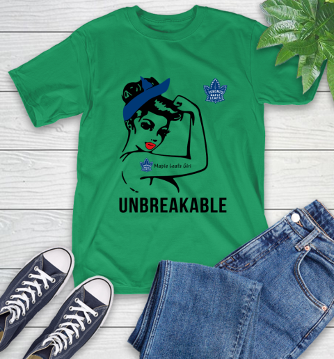 NHL Toronto Maple Leafs Girl Unbreakable Hockey Sports T-Shirt 5