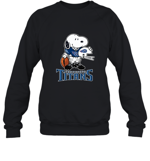 Snoopy A Strong And Proud Tennessee Titans Player NFL Sweatshirt