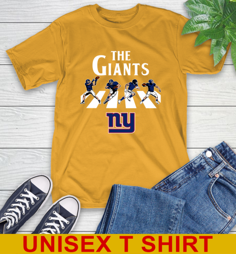 NFL Football New York Giants The Beatles Rock Band Shirt T-Shirt 2