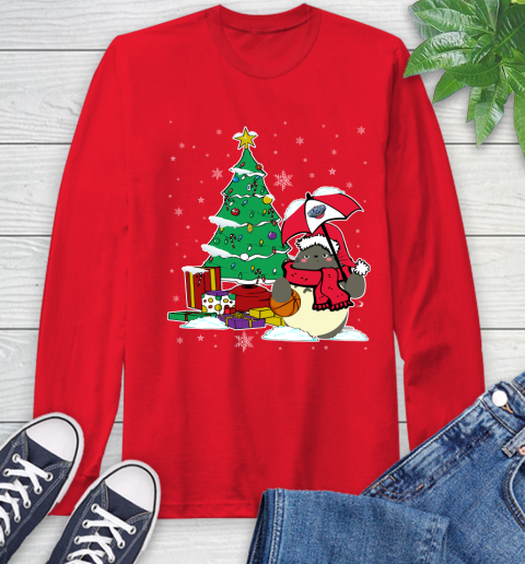 New Orleans Pelicans NBA Basketball Cute Tonari No Totoro Christmas Sports Long Sleeve T-Shirt 11