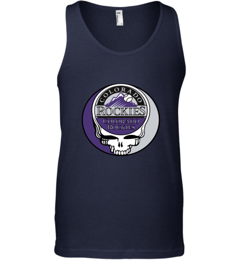 Colorado Rockies The Grateful Dead Baseball MLB Mashup Tank Top
