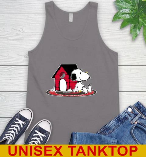 NBA Basketball Portland Trail Blazers Snoopy The Peanuts Movie Shirt Tank Top 7