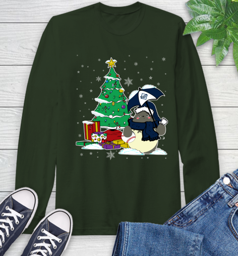 Tampa Bay Rays MLB Baseball Cute Tonari No Totoro Christmas Sports Long Sleeve T-Shirt 7
