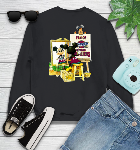 NBA Basketball Cleveland Cavaliers Mickey Drawing Shirt 106