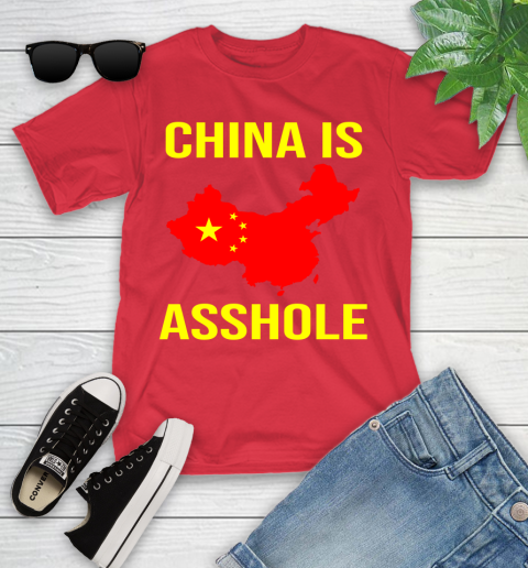 China is asshole shirt 110