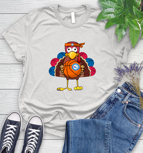 Philadelphia 76ers Turkey thanksgiving day Women's T-Shirt