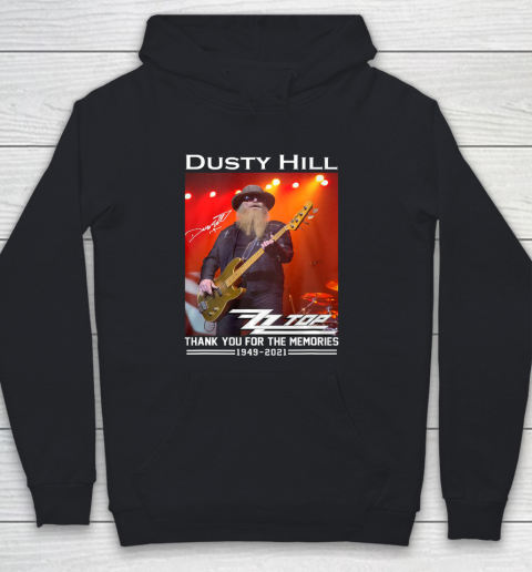 Dusty Hill Thank You For Memories Youth Hoodie