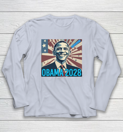 Obama 2028 Long Sleeve T-Shirt 4