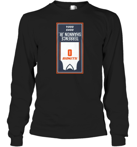 Terrence Shannon Jr Upside-Down Banner Long Sleeve T-Shirt