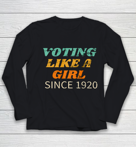 19th Amendment Women s Right to Vote 100 Years Suffragette Youth Long Sleeve