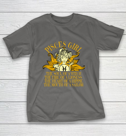 February Woman The Soul Of A Witch T-Shirt Girl Birthday
