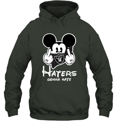 NFL Oakland Raiders Haters Gonna Hate Mickey Mouse Disney Football T Shirt sKCoRW4TZPP hoodie 23 95 151514 front forest