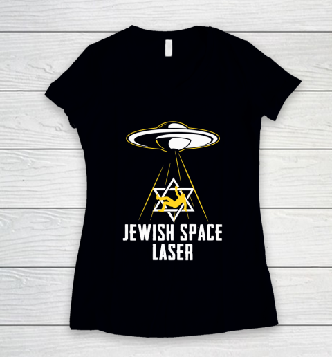 Jewish Space Laser Women's V-Neck T-Shirt