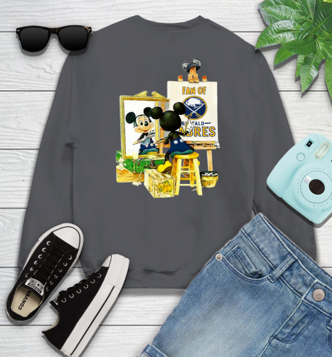 NHL Hockey Buffalo Sabres Mickey Drawing Shirt 30