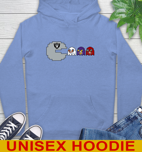 Oakland Raiders NFL Football Pac Man Champion Hoodie 12 Oakland Raiders NFL Football Pac Man Champion Hoodie - Image 12