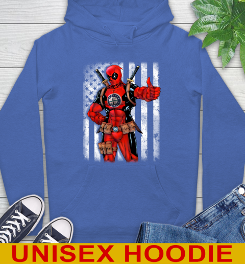 MLB Baseball Seattle Mariners Deadpool American Flag Shirt Hoodie 9
