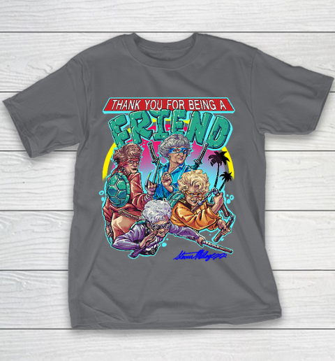 Golden Girls Tshirt Thank You For Being A Friend Ninja Turtles Youth T-Shirt 5