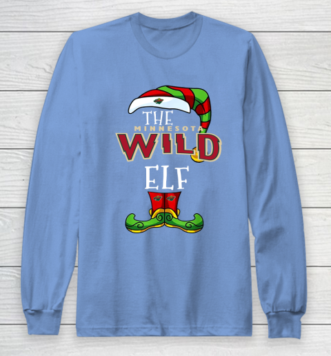 Minnesota Wild Christmas ELF Funny NHL Long Sleeve T-Shirt 8