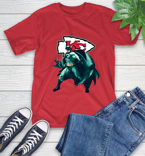NFL Batman Football Sports Kansas City Chiefs T Shirt Tee For Sports