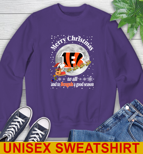 Cincinnati Bengals Merry Christmas To All And To Bengals A Good Season NFL Football Sports Sweatshirt 4