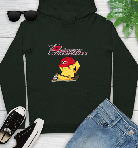 NHL Pikachu Hockey Sports Carolina Hurricanes Youth Hoodie 13