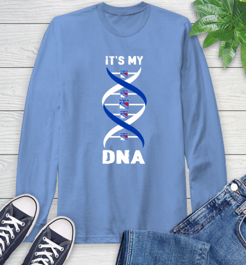 New York Rangers NHL Hockey It's My DNA Sports Long Sleeve T-Shirt 12