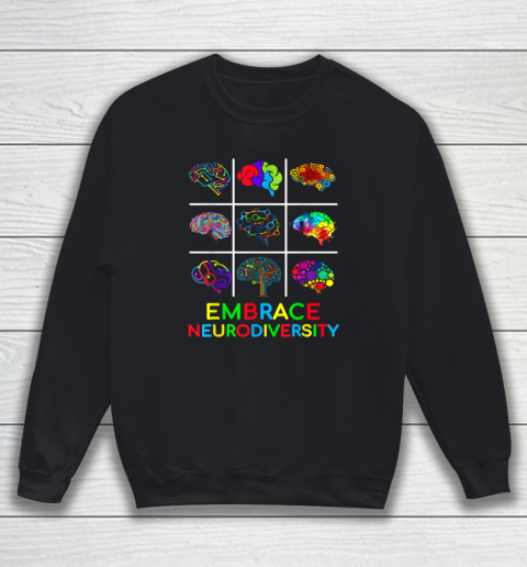 Embrace Neurodiversity Video Game Autism Awareness ASD Sweatshirt