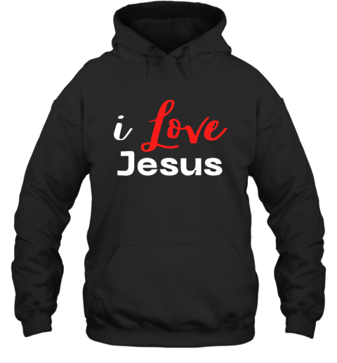 Simple I Love Jesus Hoodie