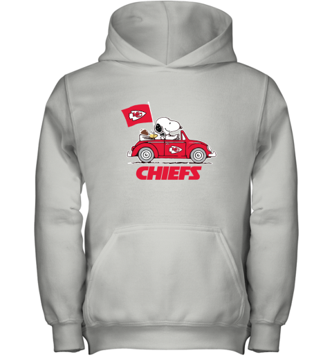 Kansas City Chiefs NFL Football Snoopy Woodstock The Peanuts Movie Youth  Sweatshirt