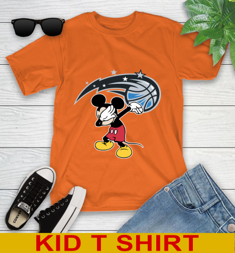 Orlando Magic NBA Basketball Dabbing Mickey Disney Sports Youth T-Shirt 7