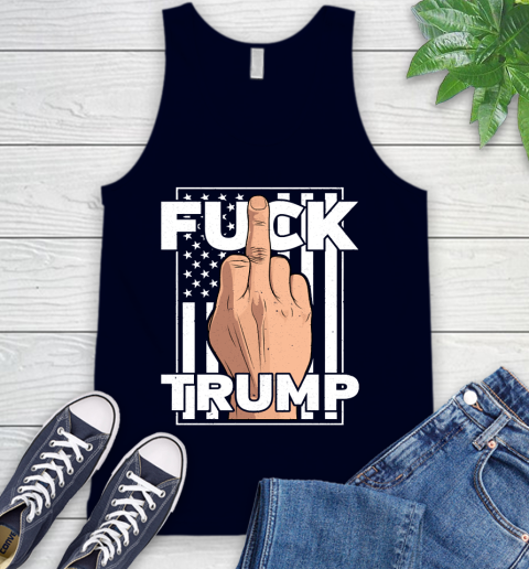 Fuck Trump Middle Finger Anti Republican T Shirt 67