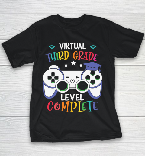Back To School Shirt Virtual third Grade level complete Youth T-Shirt