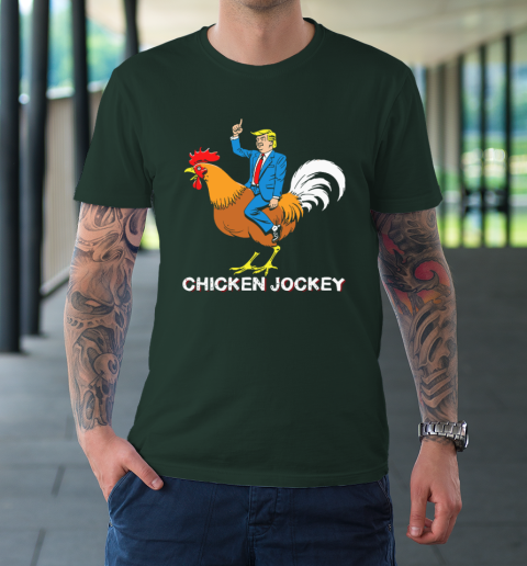 Chicken Jockey Funny Trump T-Shirt 3