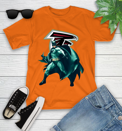 NFL Batman Football Sports Atlanta Falcons Youth T-Shirt 7